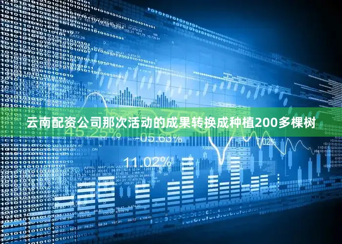 云南配资公司那次活动的成果转换成种植200多棵树